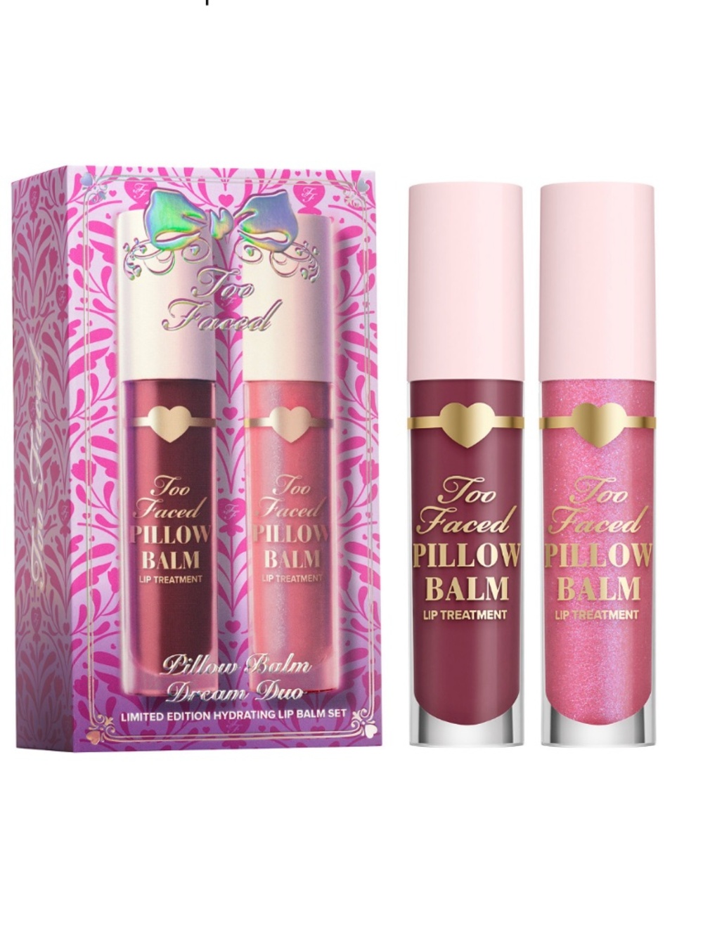 Too faced pillow lip balm dream duo set